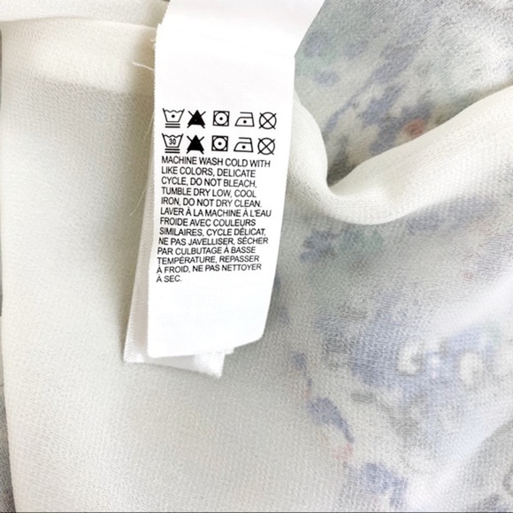 Lucky Brand Embroidered Trim Paisley Print Dress Size S - Picture 9 of 9